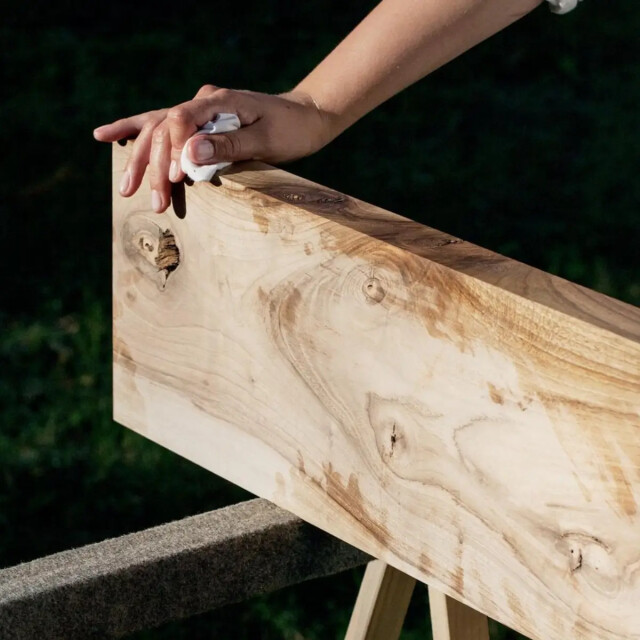 Tu Las Massief houten zwevende wandplank 94 x 22 x 4 cm handgemaakte langwerpige 3192503 large