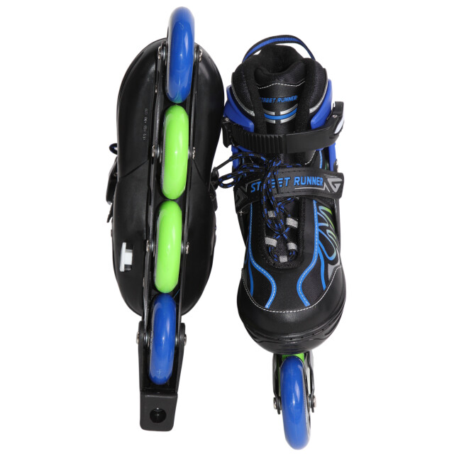 Laubr Streetrunner skeelers maat 35-38 abec 7 zwart//groen 3198724 large
