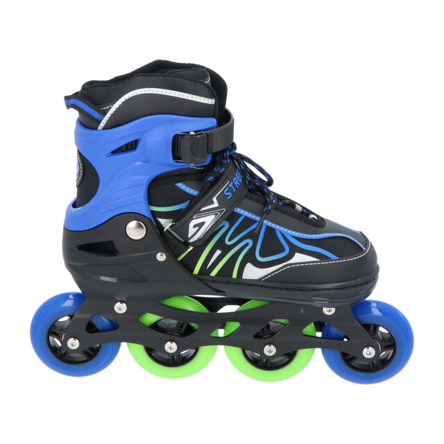 Laubr Streetrunner skeelers maat 35-38 abec 7 zwart//groen 3198724 large