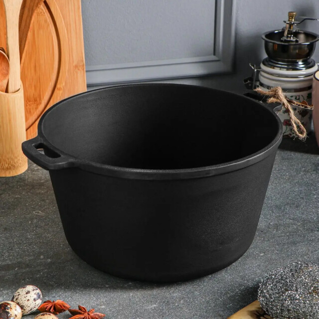 Maysternya Gietijzeren dutch oven 5 liter zwart 3192355 large