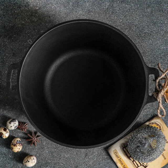 Maysternya Gietijzeren dutch oven 5 liter zwart 3192355 large