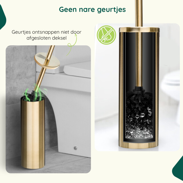 Xivada Toiletborstelhouder jara vrijstaand rvs - 3193615 large