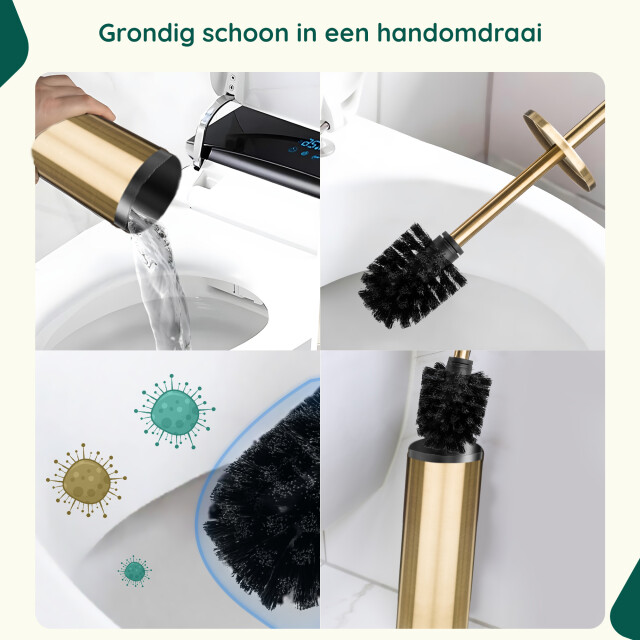 Xivada Toiletborstelhouder jara vrijstaand rvs - 3193615 large