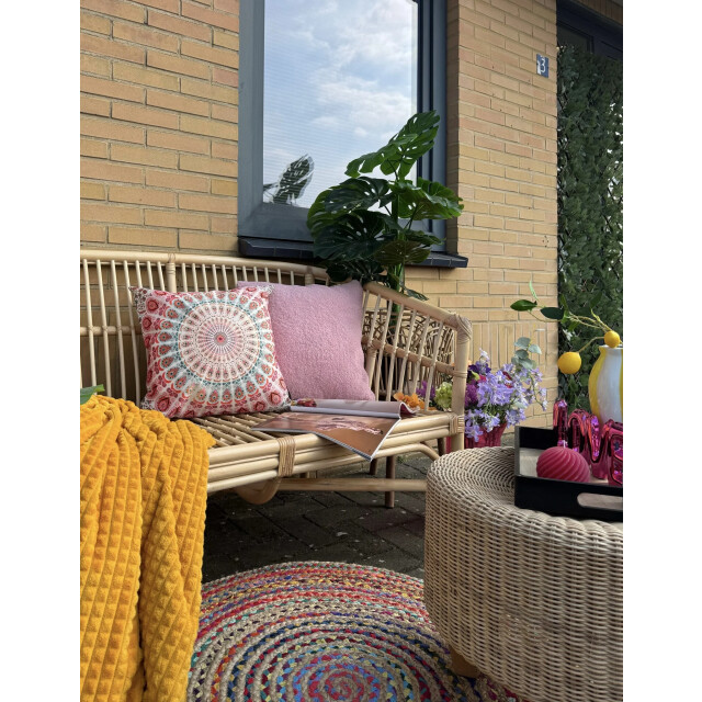 Gek op kussens! Sierkussen ibiza circle | 45 x 45 cm | katoen/linnen 3238221 large