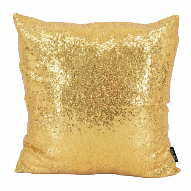 Gek op kussens! Sierkussen shiny glitter gold | 45 x 45 cm | polyester 3237498 large