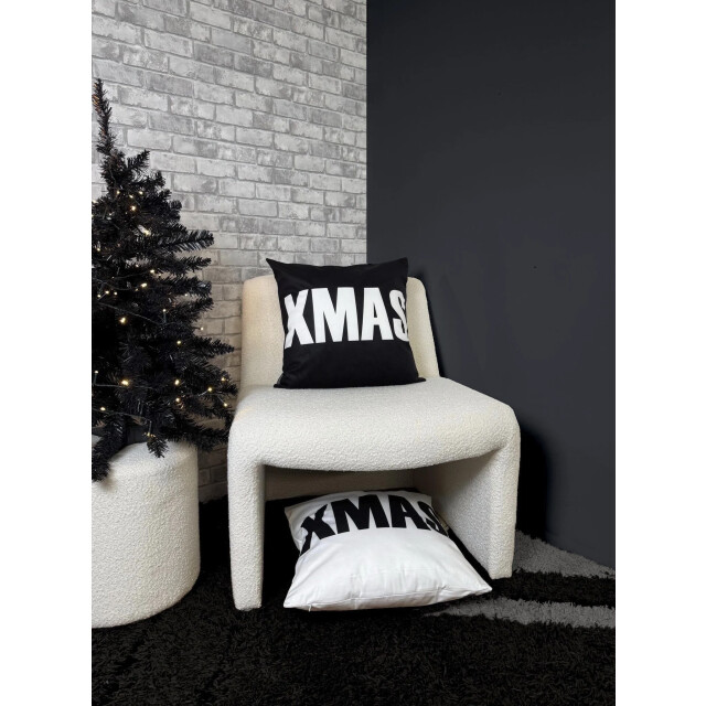 Gek op kussens! Xmas black | 45 x 45 cm | kussenhoes | katoen/polyester 3238807 large