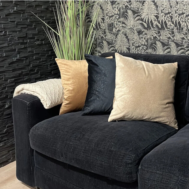 Gek op kussens! Velvet chic brown | 45 x 45 cm | kussenhoes | velvet/polyester 3237439 large