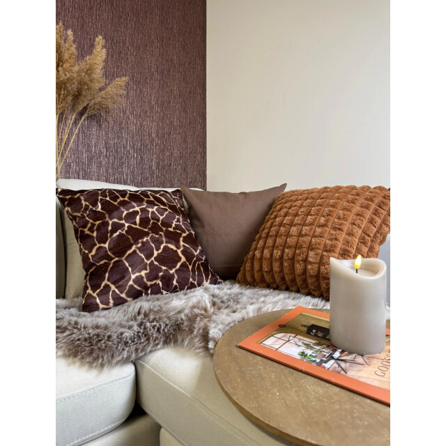 Gek op kussens! Furry giraffe | 45 x 45 cm | kussenhoes | polyester 3239058 large