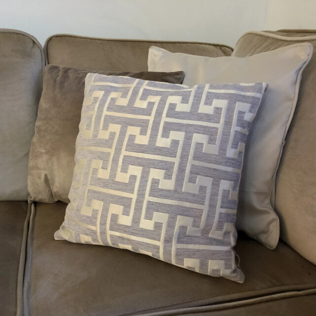 NOVÉE Taupe coffee chenille | 45 x 45 cm | kussenhoes | polyester 3238581 large