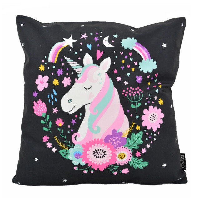 Gek op kussens! Sierkussen unicorn / eenhoorn #2 | 45 x 45 cm | katoen/polyester 3236755 large