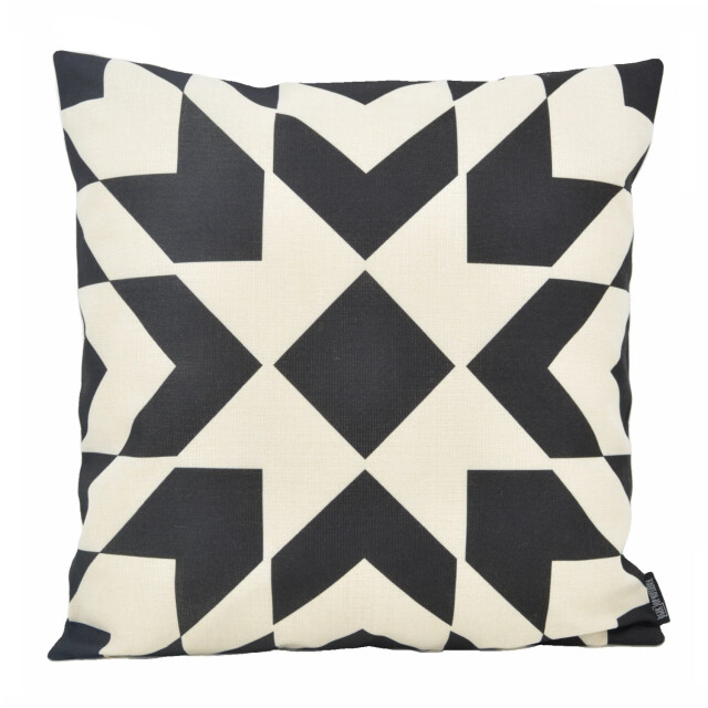 Gek op kussens! Black aztec | 45 x 45 cm | kussenhoes | katoen/linnen 3238481 large