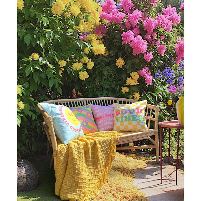 NOVÉE Good vibes #3 outdoor | 45 x 45 cm | kussenhoes | katoen/polyester 3236616 large