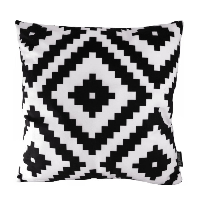 Gek op kussens! Soft graphic black | 45 x 45 cm | kussenhoes | katoen 3238924 large
