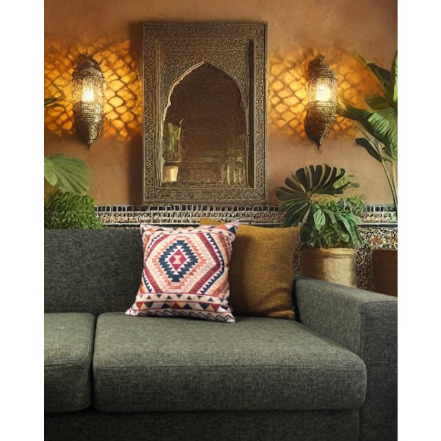 Gek op kussens! Sierkussen teddy oker | 45 x 45 cm | polyester 3236823 large