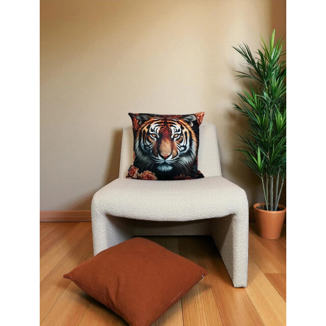 Gek op kussens! Sierkussen flower lion | 45 x 45 cm | katoen/polyester 3236754 large