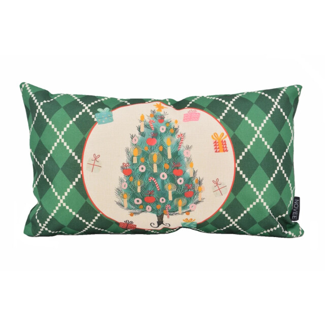 NOVÉE Sierkussen kerstboom | 30 x 50 cm | katoen/linnen 3236897 large
