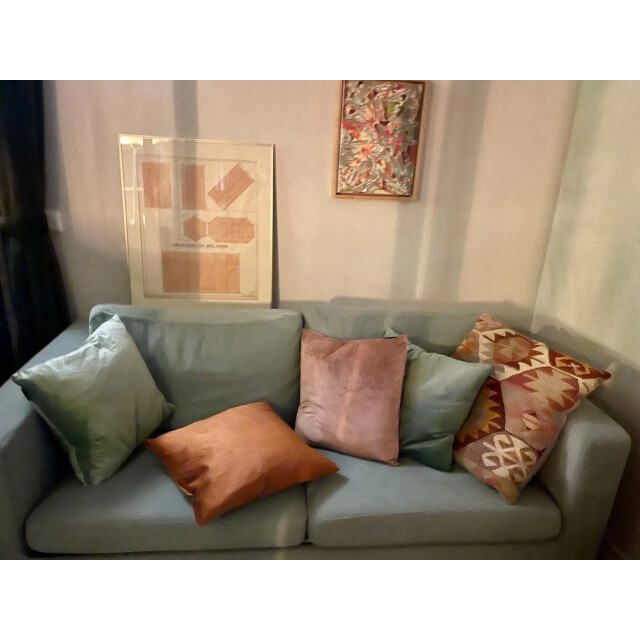 Gek op kussens! Sierkussen velvet oudroze | 45 x 45 cm | velvet/polyester 3237836 large