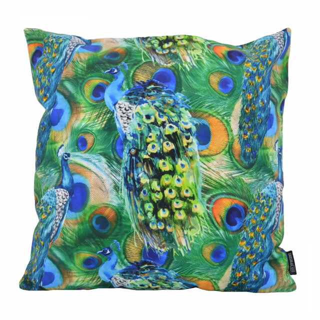 Gek op kussens! Sierkussen peacock birds | 45 x 45 cm | katoen/polyester 3237042 large
