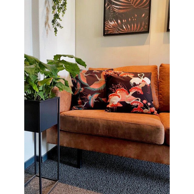 Gek op kussens! Sierkussen kraanvogel #4 | 45 x 45 cm | katoen/polyester 3238147 large
