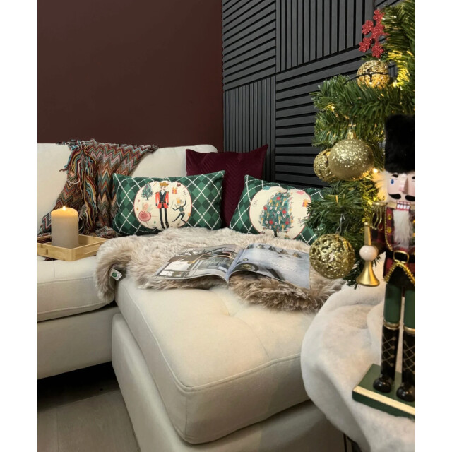 NOVÉE Sierkussen kerstboom | 30 x 50 cm | katoen/linnen 3236897 large