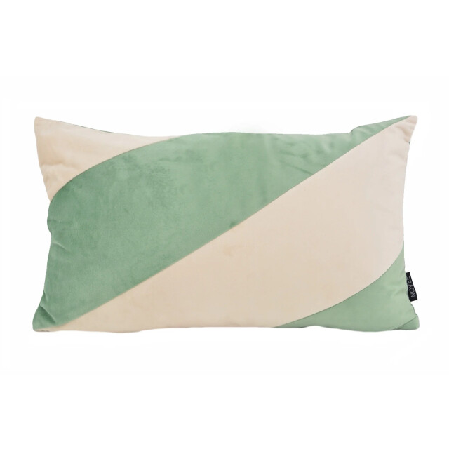 NOVÉE Sierkussen velvet swirl /crème | 30 x 50 cm | fluweel/polyester 3237064 large