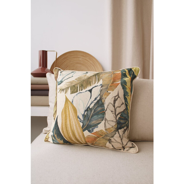 NOVÉE Janaé jungle blue | 45 x 45 cm | kussenhoes | katoen/linnen 3237726 large
