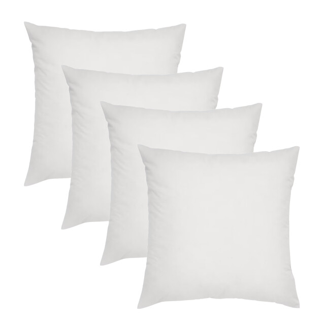 Gek op kussens! Set van 4 stuks binnenkussen | 40 x 40 cm | 300 gram | veren / dons 3236688 large