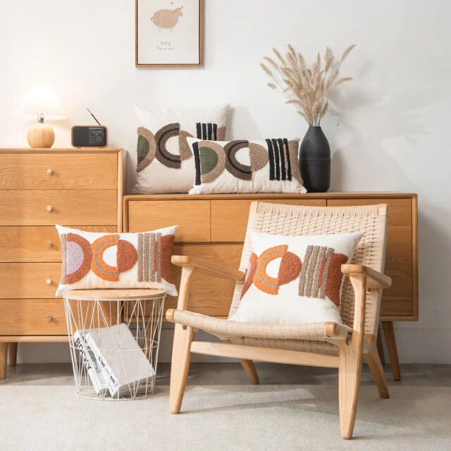 NOVÉE Embroidery boho brown | 45 x 45 cm | kussenhoes | katoen 3239309 large