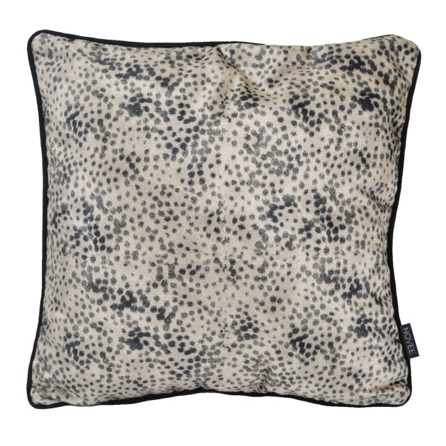 NOVÉE Sierkussen velvet silver panter | 45 x 45 cm | velvet/ polyester 3237685 large