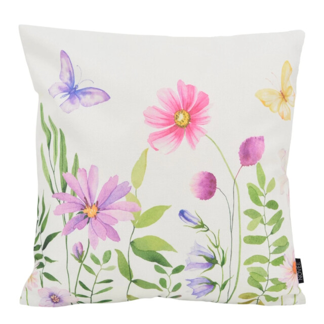 NOVÉE Sierkussen aquarel flower outdoor | 45 x 45 cm | katoen/polyester 3236575 large