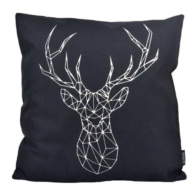 Gek op kussens! Graphic deer | 45 x 45 cm | kussenhoes | katoen/linnen 3239410 large