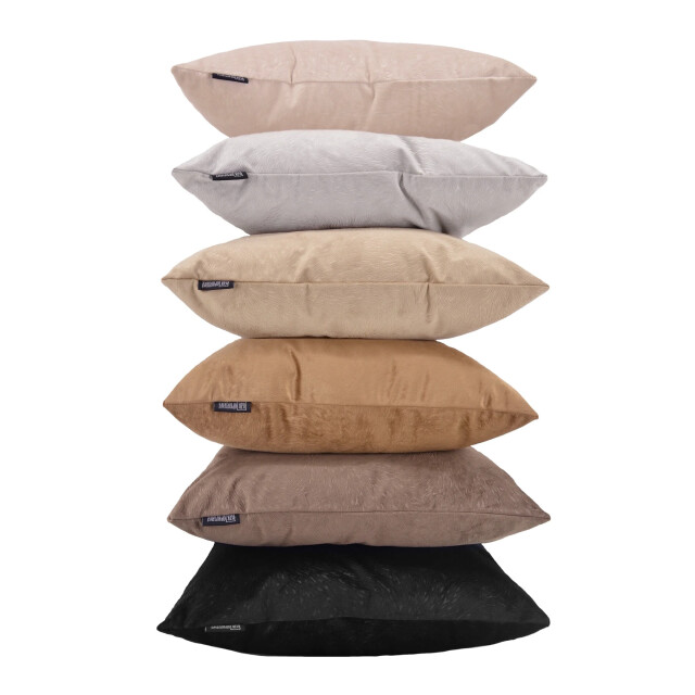 Gek op kussens! Velvet chic silver grey | 45 x 45 cm | kussenhoes | velvet/polyester 3237431 large
