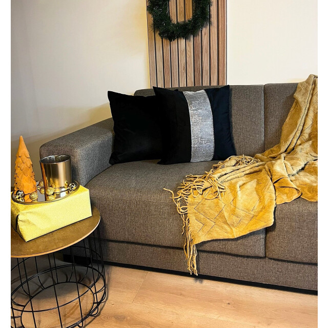 Gek op kussens! Bliss diamond | 45 x 45 cm | kussenhoes | velvet/polyester 3237497 large