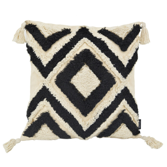NOVÉE Sierkussen june boho black | 45 x 45 cm | katoen 3238173 large