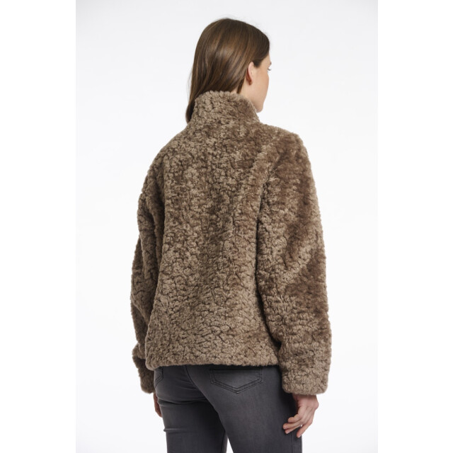 Rino & Pelle Faux fur jacket with high neck - 4509.70.0002 large
