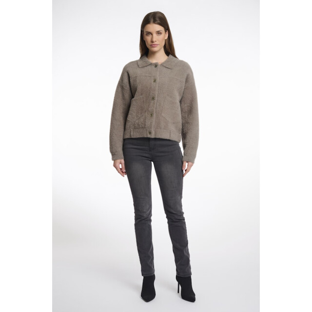 Rino & Pelle Boxy jacket taupe 4512.77.0012 large