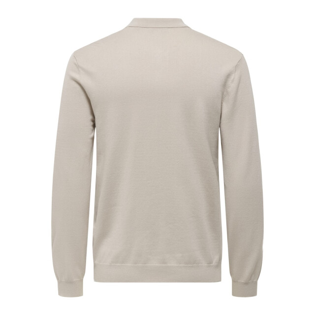 Only & Sons Onswyler life reg half zip polo beige 5359.05.0008 large