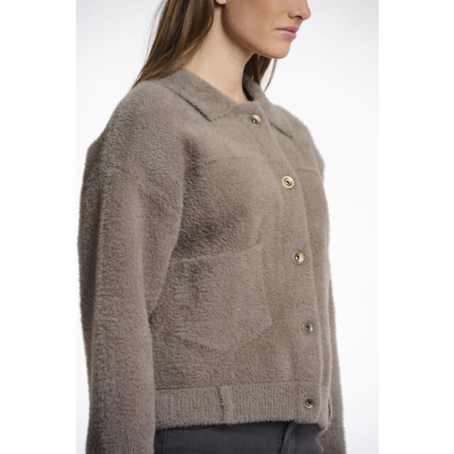 Rino & Pelle Boxy jacket taupe 4512.77.0012 large