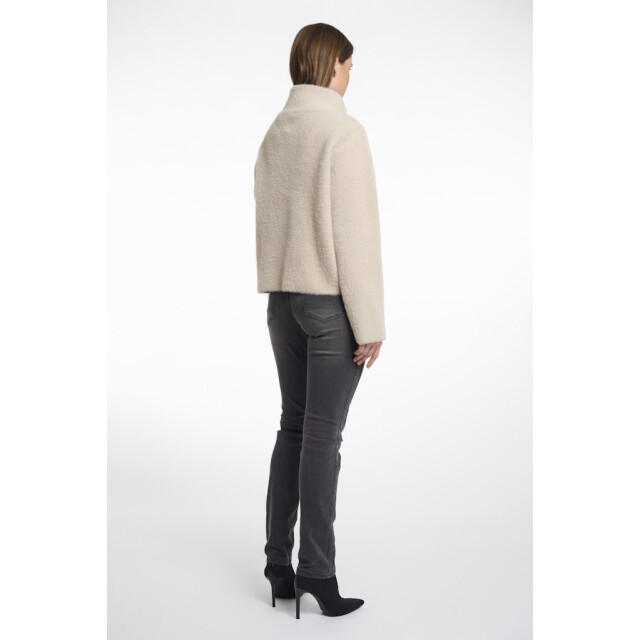 Rino & Pelle Short double breasted jacket beige 4512.05.0009 large