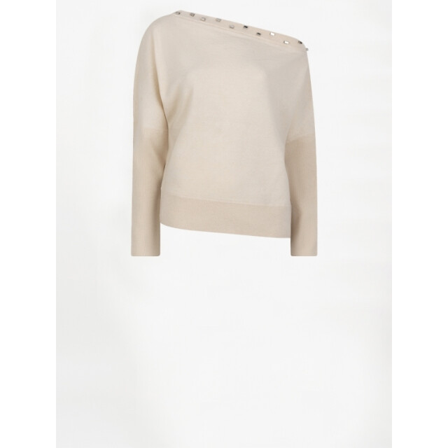 Dante 6 D6 mayu off shoulder sweater D6 Mayu Off Shoulder Sweater/1374 Oatmeal Cream large