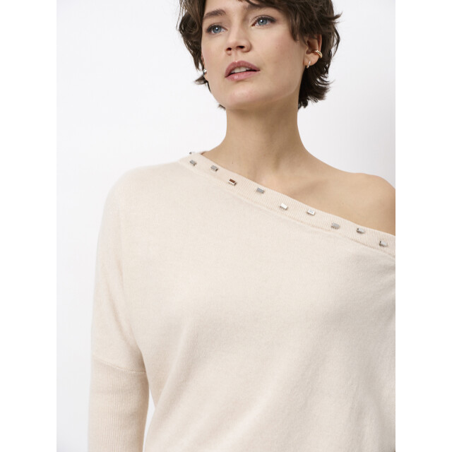 Dante 6 D6 mayu off shoulder sweater D6 Mayu Off Shoulder Sweater/1374 Oatmeal Cream large