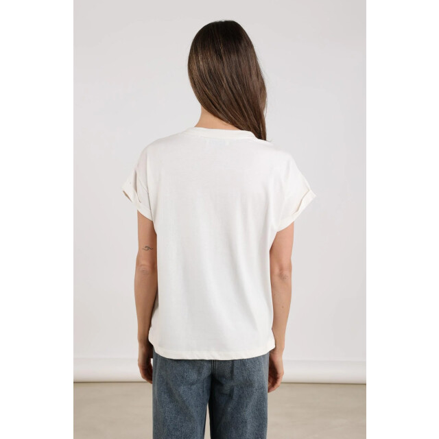 Nukus Nkf04003 219 grace shirt oneck offwhite/navy NKF04003  219 large
