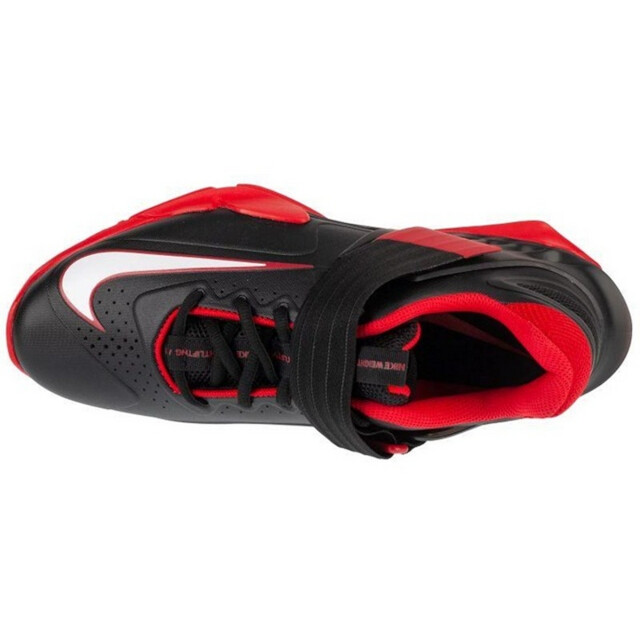 Nike Heren savaleos logo laaggesneden trainers UTPP6704_blackred large