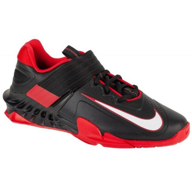 Nike Heren savaleos logo laaggesneden trainers UTPP6704_blackred large