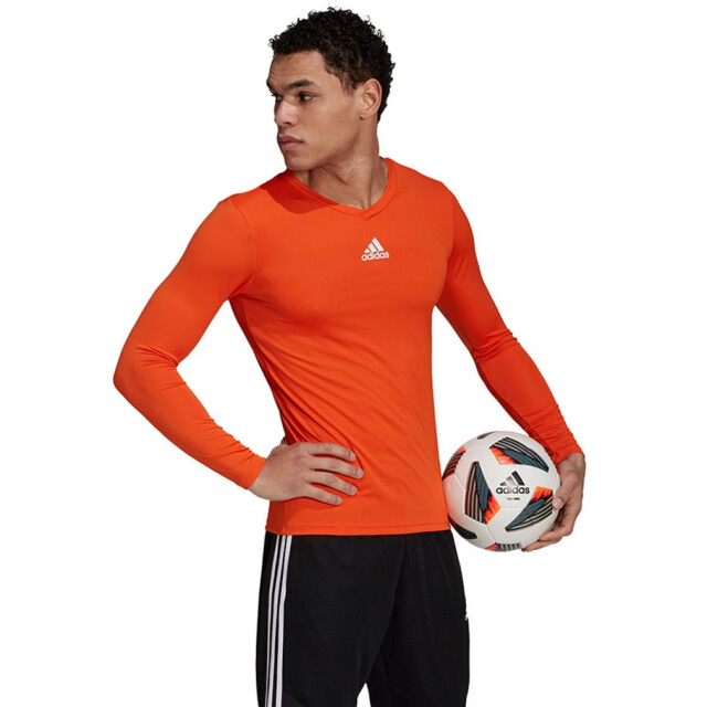 Adidas Heren team base trui met lange mouwen UTPP2147_orange large