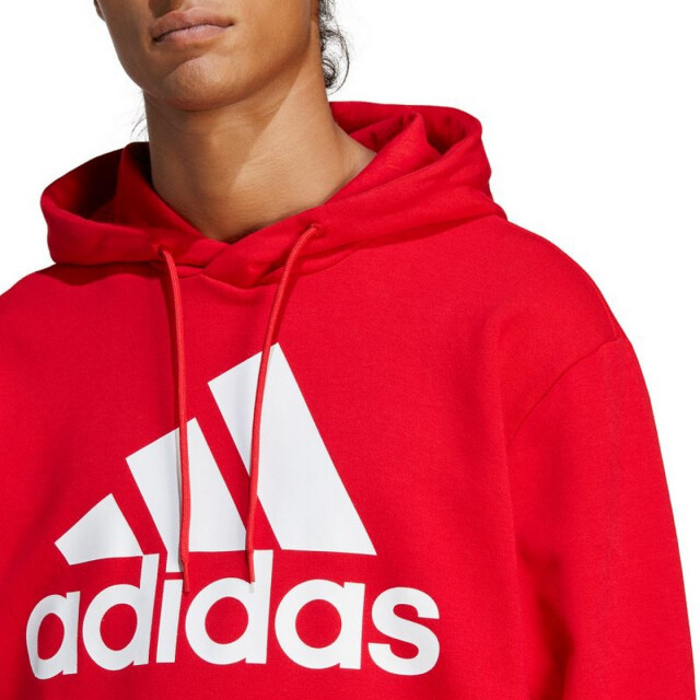 Adidas Heren essentials groot logo french terry hoodie UTPP3287_red large