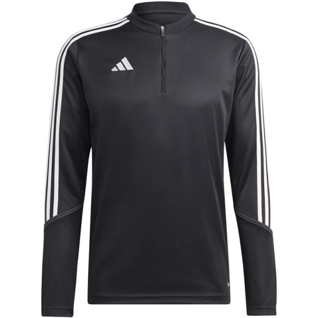 Adidas Heren tiro 23 club quarter zip training sweatshirt UTPP3263_blackwhite large