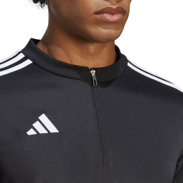 Adidas Heren tiro 23 club quarter zip training sweatshirt UTPP3263_blackwhite large