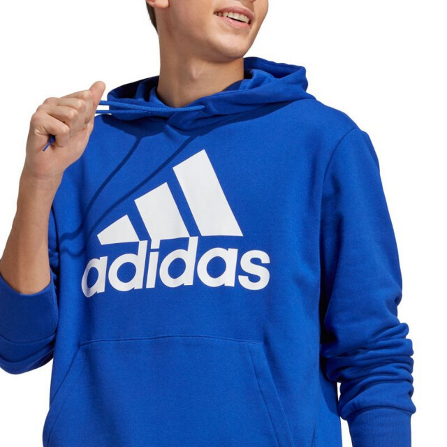 Adidas Heren essentials groot logo french terry hoodie UTPP3287_blue large
