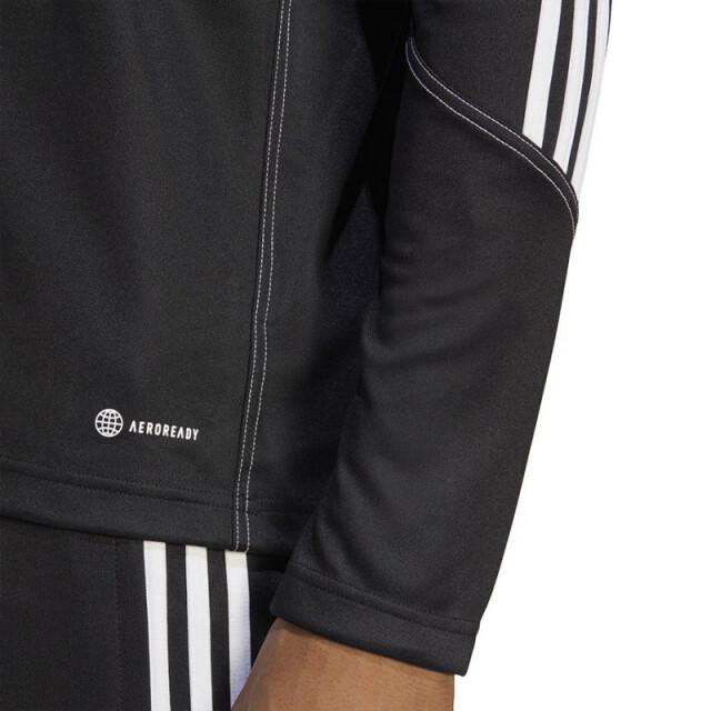 Adidas Heren tiro 23 club quarter zip training sweatshirt UTPP3263_blackwhite large
